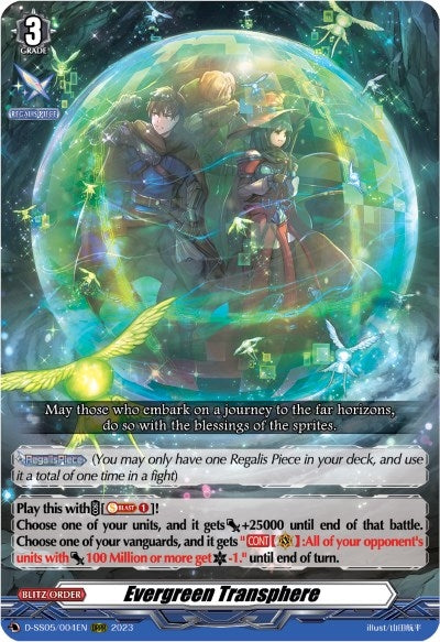 Evergreen Transphere (5004) [D-SS05] - Cardfight Vanguard Single