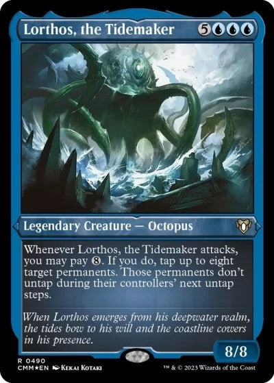 Lorthos the Tidemaker (Foil Etched) (490) [CMM] - MTG Single