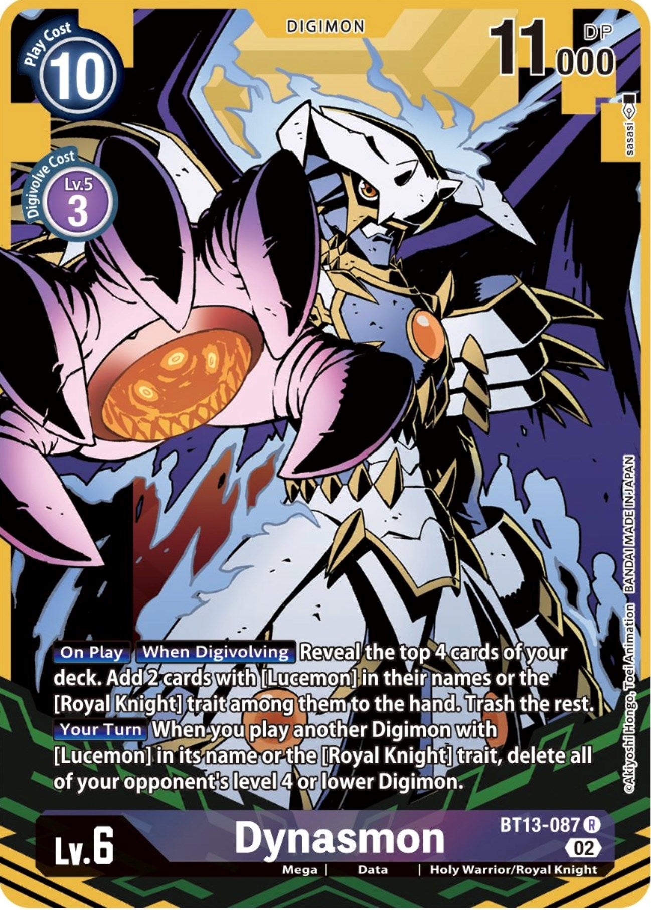 Dynasmon (Alternate Art) (13087) [BT13] - Digimon Card Game Single