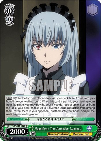 Magnificent Transformation Luminus (101028) - Weiss Schwarz Single