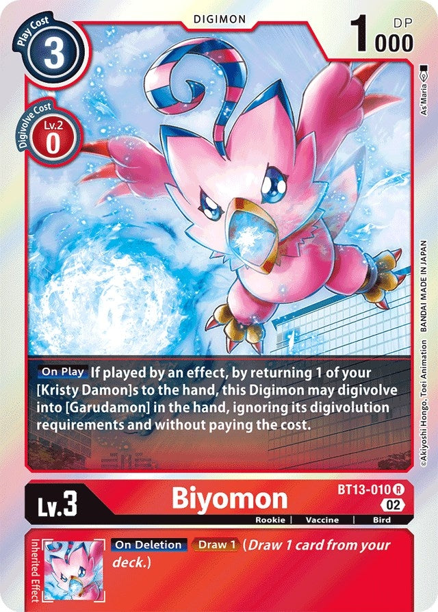 Biyomon (13010) [BT13] - Digimon Card Game Single