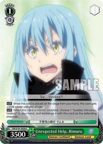 Unexpected Help Rimuru (101036) - Weiss Schwarz Single