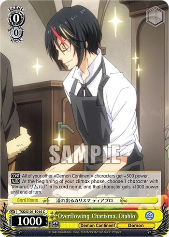 Overflowing Charisma Diablo (101016) - Weiss Schwarz Single
