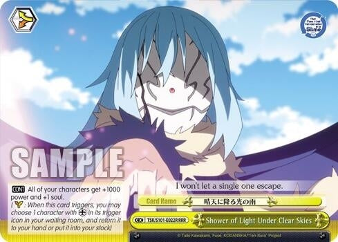 Shower of Light Under Clear Skies (RRR) (101022) - Weiss Schwarz Single