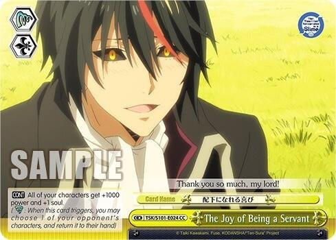 The Joy of Being a Servant (101024) - Weiss Schwarz Single