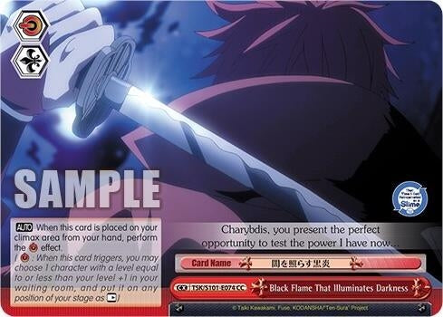 Black Flame That Illuminates Darkness (101074) - Weiss Schwarz Single
