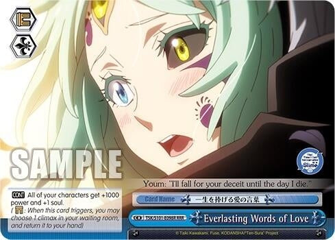 Everlasting Words of Love (RRR) (101098) - Weiss Schwarz Single