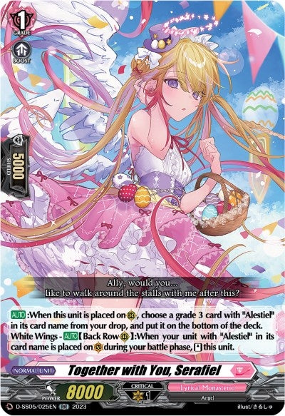 Together with You Serafiel (5025) [D-SS05] - Cardfight Vanguard Single