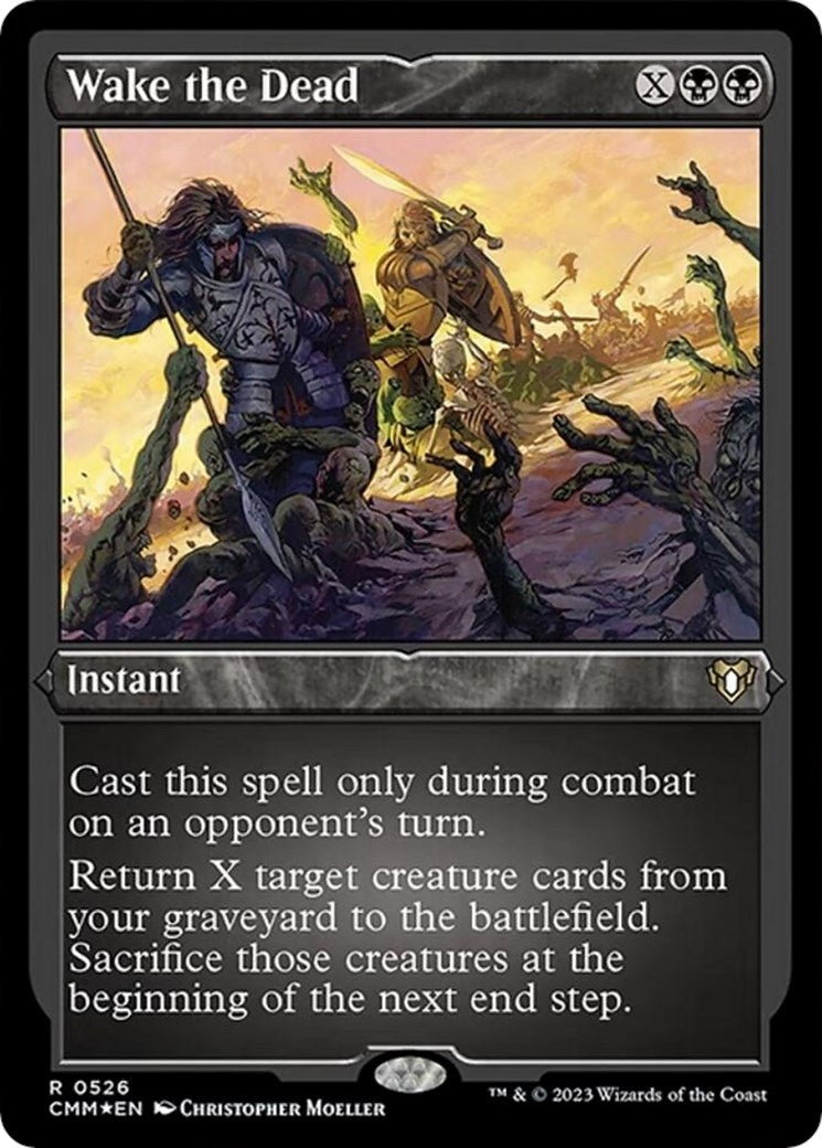 Wake the Dead (Foil Etched) (526) [CMM] - MTG Single