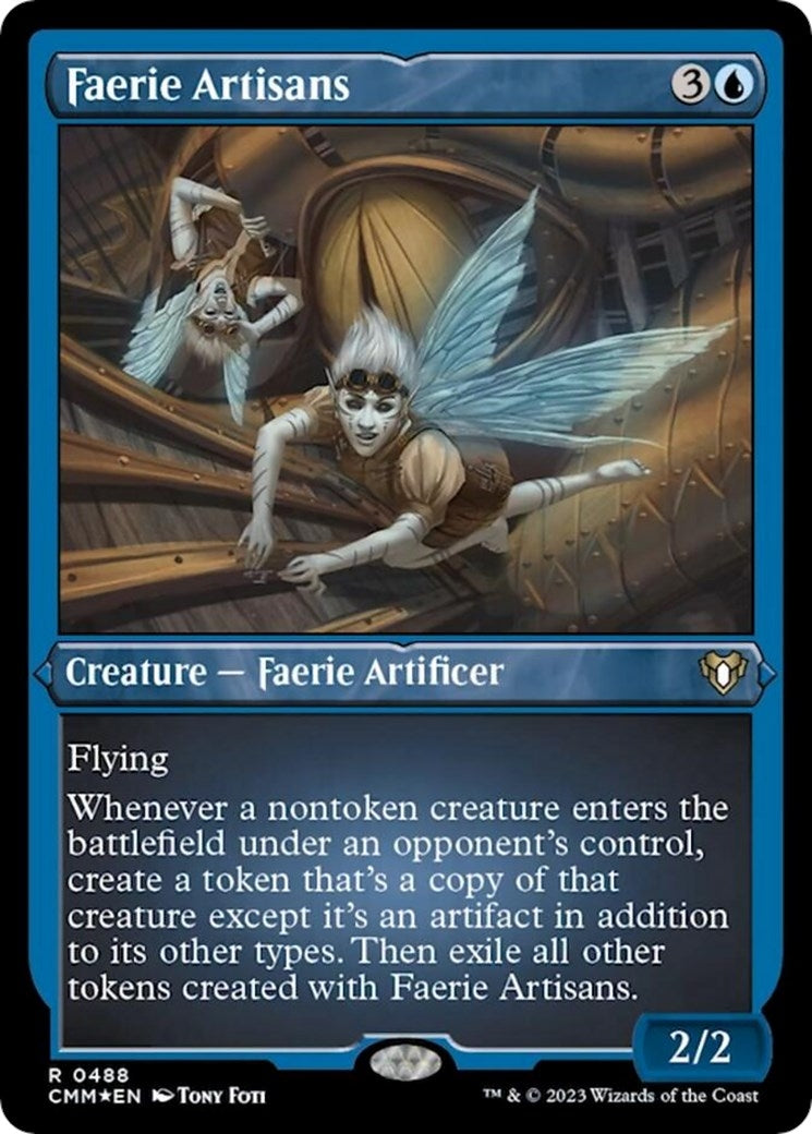 Faerie Artisans (Foil Etched) (488) [CMM] - MTG Single