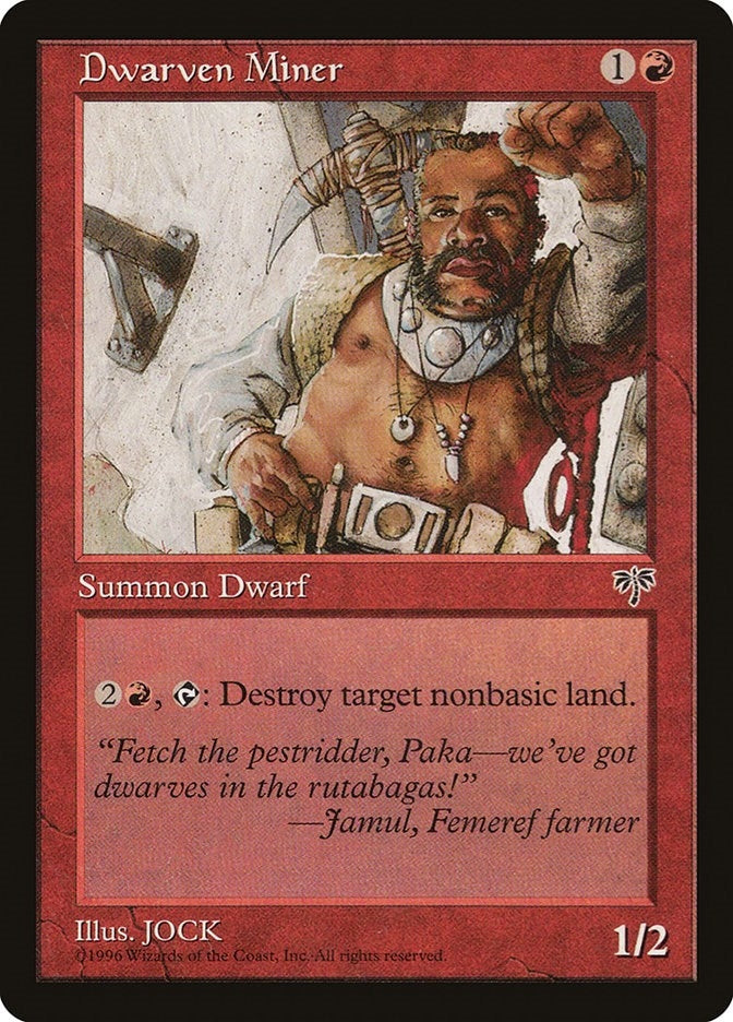 Dwarven Miner [MIR] - MTG Single