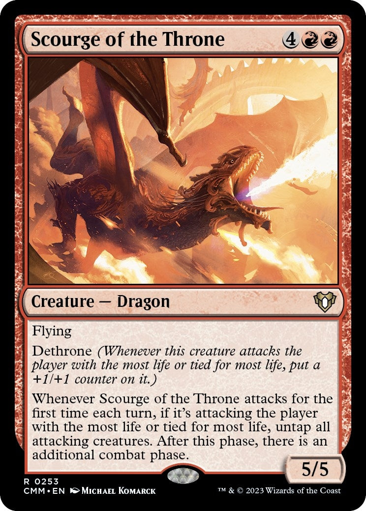 Scourge of the Throne (253) [CMM] - MTG Single