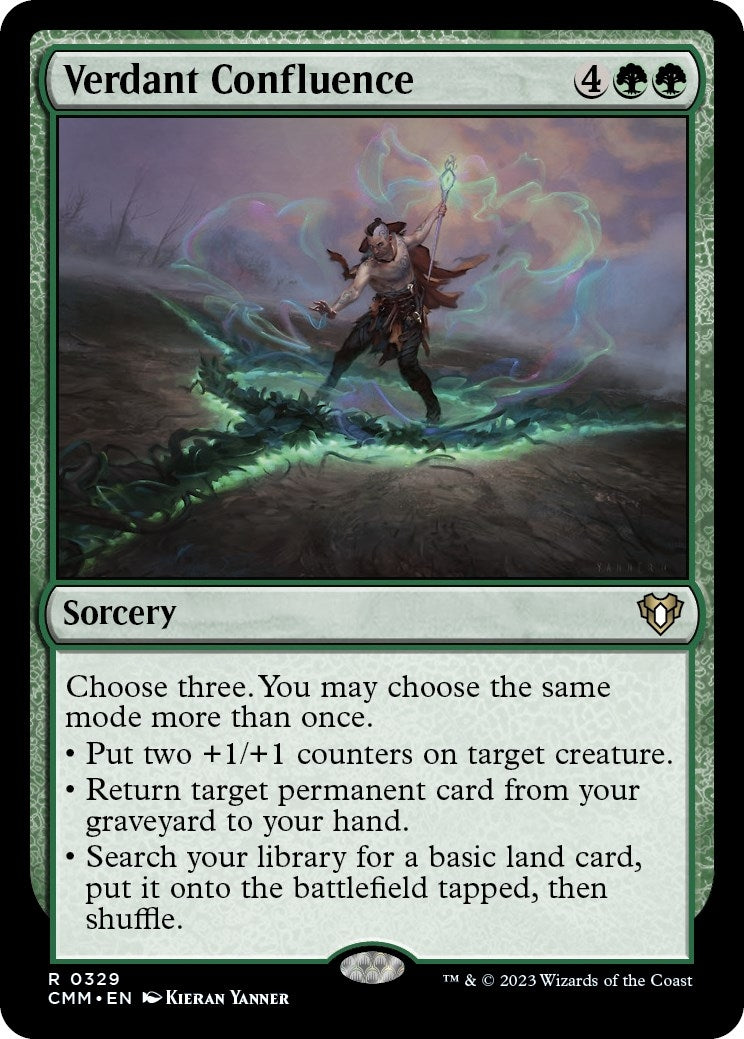 Verdant Confluence (329) [CMM] - MTG Single