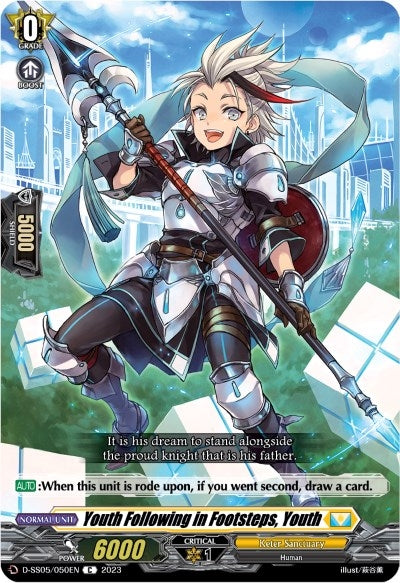 Youth Following in Footsteps Youth (5050) [D-SS05] - Cardfight Vanguard Single