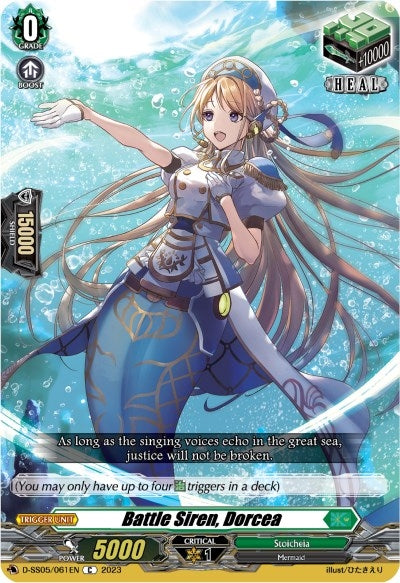 Battle Siren Dorcea (5061) [D-SS05] - Cardfight Vanguard Single