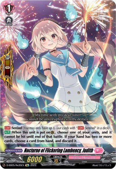 Nocturne of Flickering Lambency Judith (535) [D-SS05] - Cardfight Vanguard Single