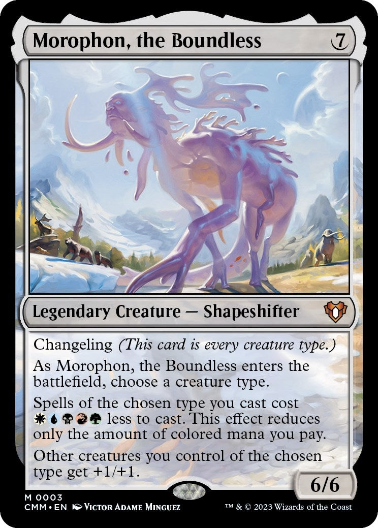 Morophon the Boundless (3) [CMM] - MTG Single