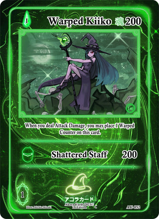 Warped Kiiko (52) (AU1E) - Akora TCG Single