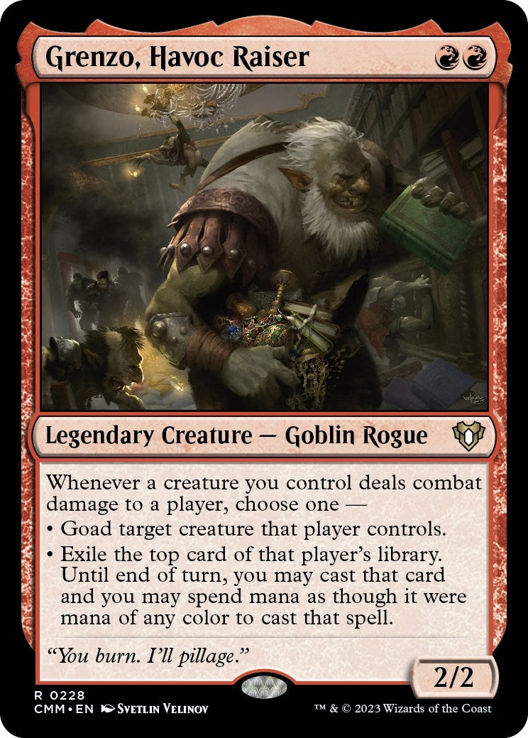 Grenzo Havoc Raiser (228) [CMM] - MTG Single