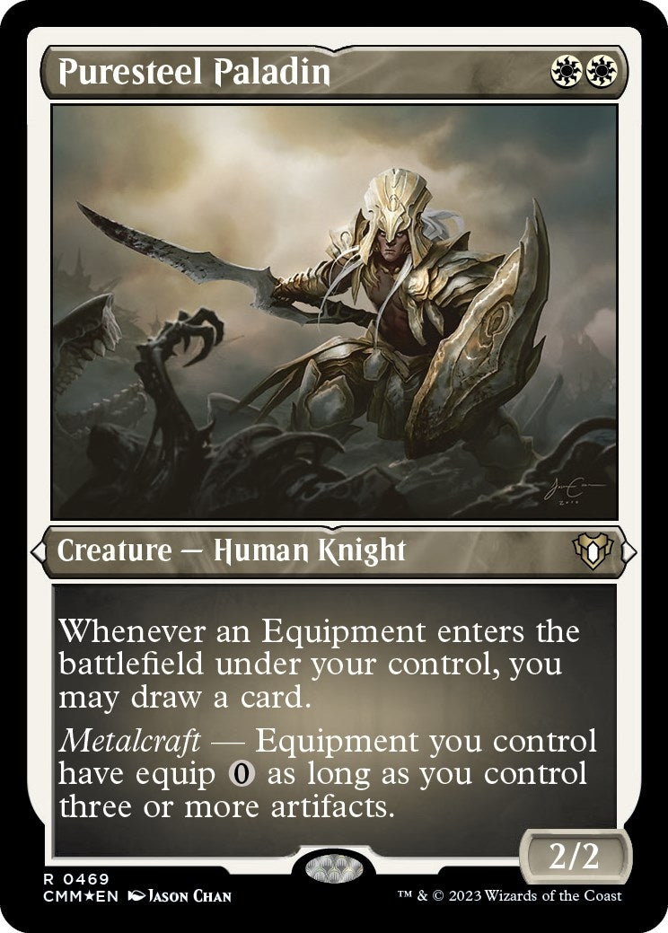 Puresteel Paladin (Foil Etched) (469) [CMM] - MTG Single