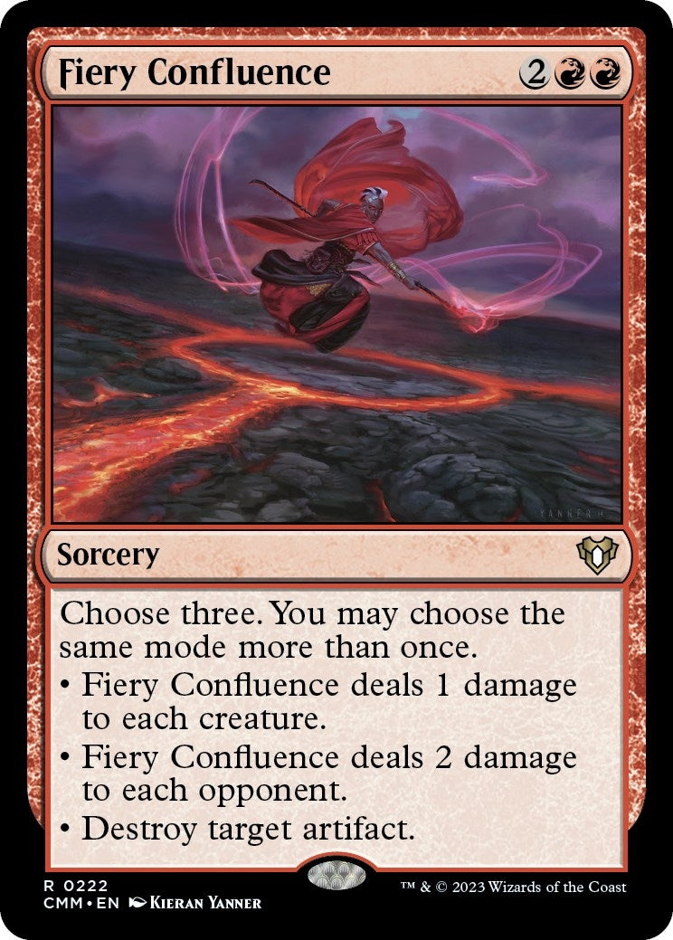 Fiery Confluence (222) [CMM] - MTG Single