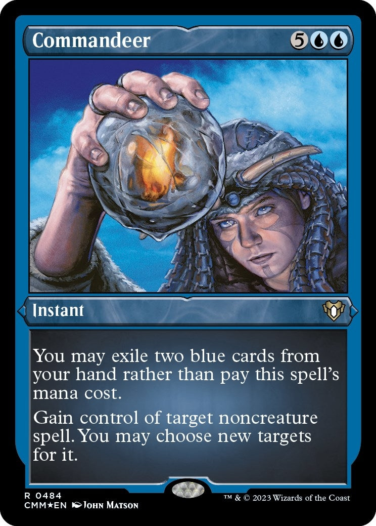 Commandeer (Foil Etched) (484) [CMM] - MTG Single