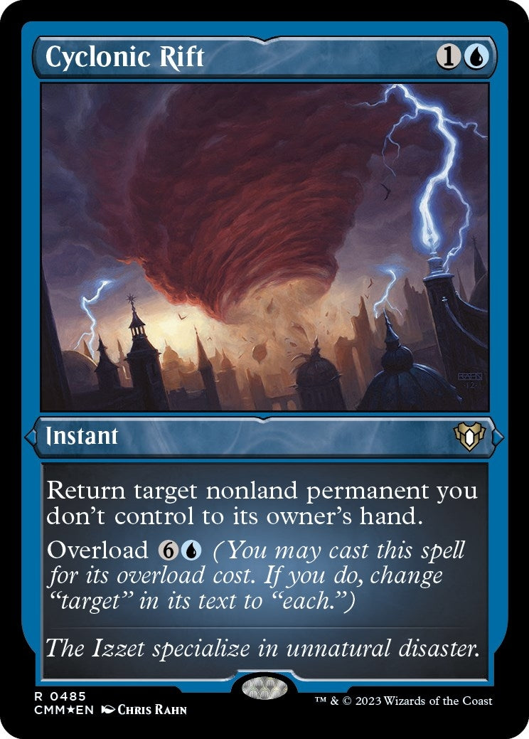 Cyclonic Rift (Foil Etched) (485) [CMM] - MTG Single