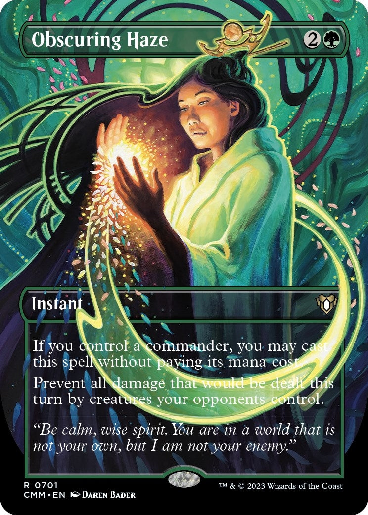 Obscuring Haze (Borderless) (701) [CMM] - MTG Single