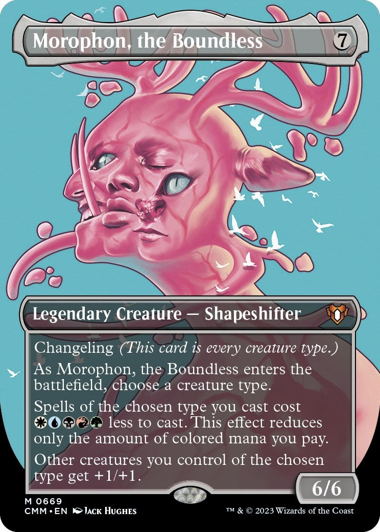 Morophon the Boundless (Borderless) (669) [CMM] - MTG Single