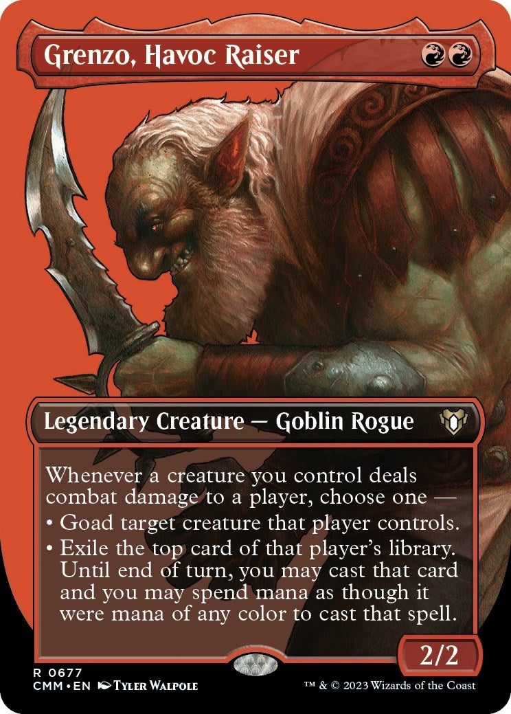 Grenzo Havoc Raiser (Borderless) (677) [CMM] - MTG Single