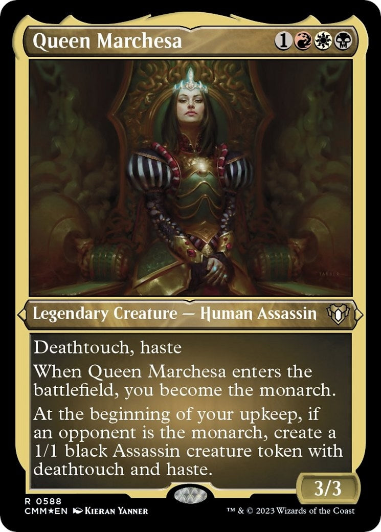 Queen Marchesa (Foil Etched) (588) [CMM] - MTG Single