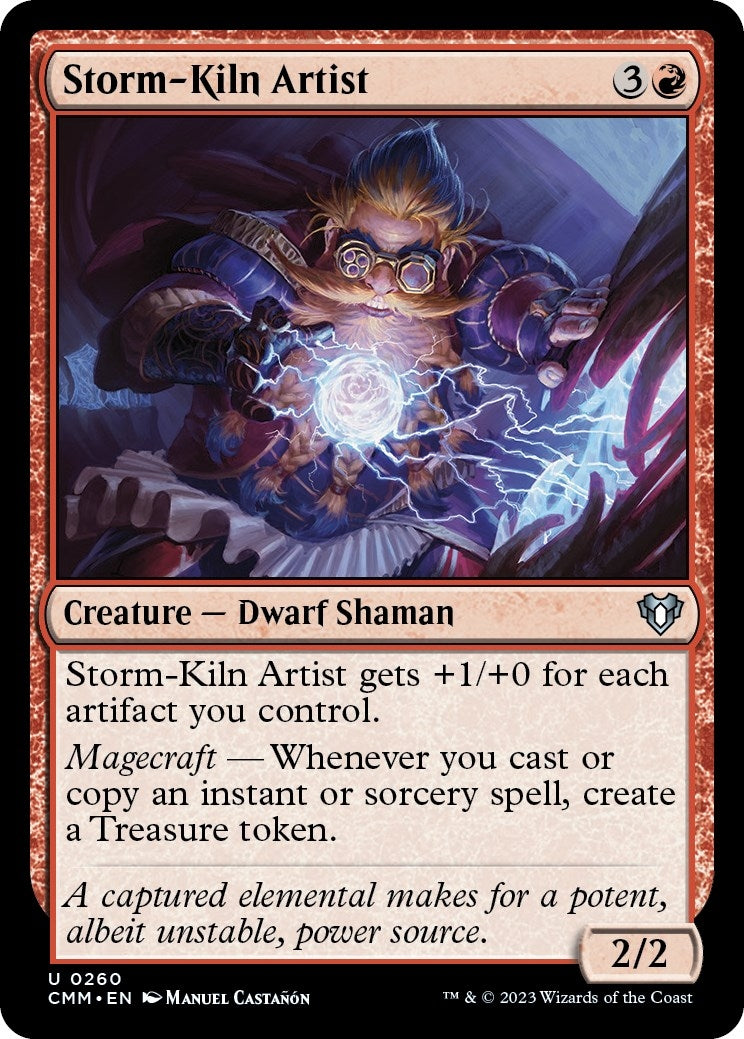 Storm-Kiln Artist (260) [CMM] - MTG Single
