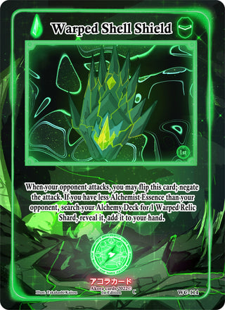 Warped Shell Shield (114) (WC1E) - Akora TCG Single