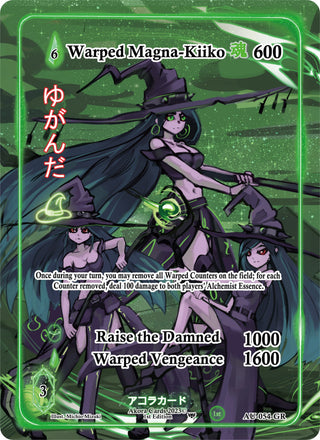 Warped Magna-Kiiko (Generational Rare) (54) (AU1E) - Akora TCG Single