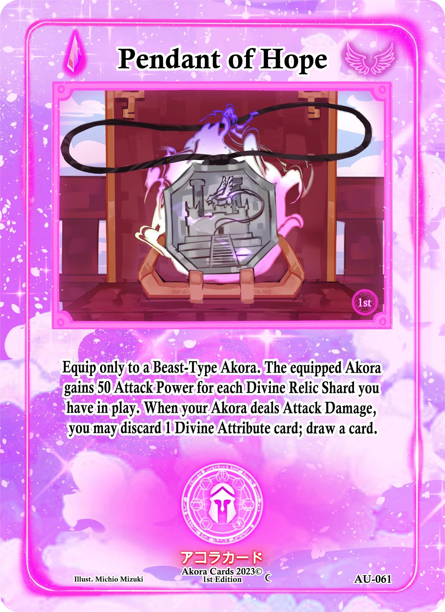 Pendant of Hope (61) (AU1E) - Akora TCG Single