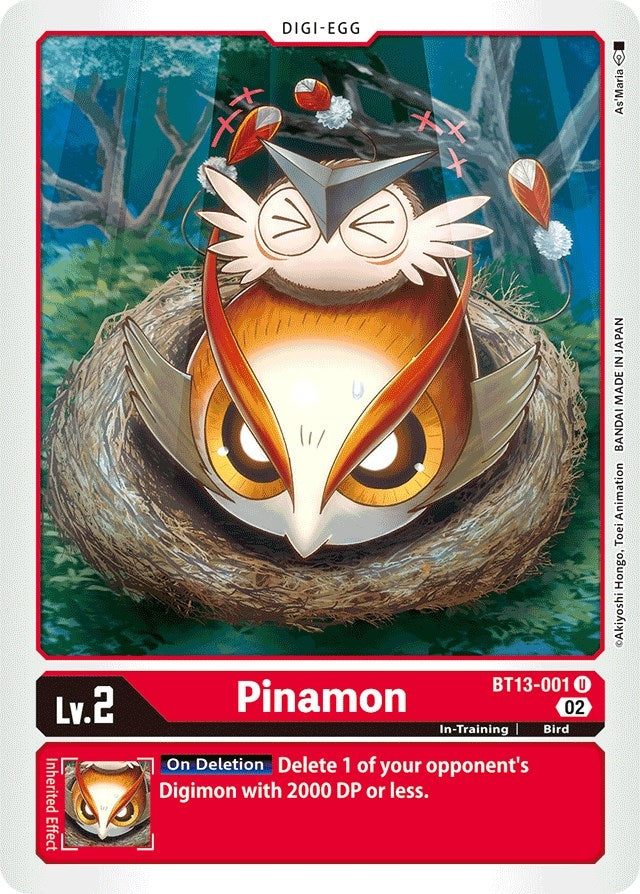 Pinamon (13001) [BT13] - Digimon Card Game Single