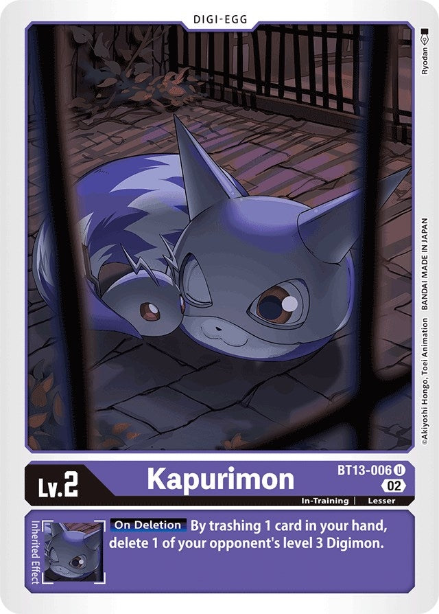 Kapurimon (13006) [BT13] - Digimon Card Game Single