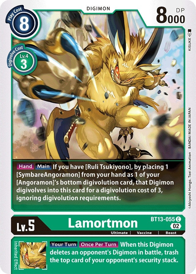 Lamortmon (13055) [BT13] - Digimon Card Game Single