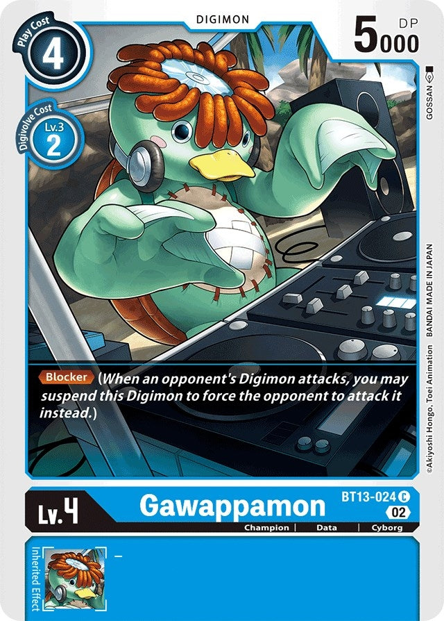 Gawappamon (13024) [BT13] - Digimon Card Game Single