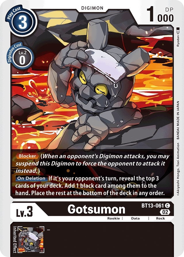Gotsumon (13061) [BT13] - Digimon Card Game Single