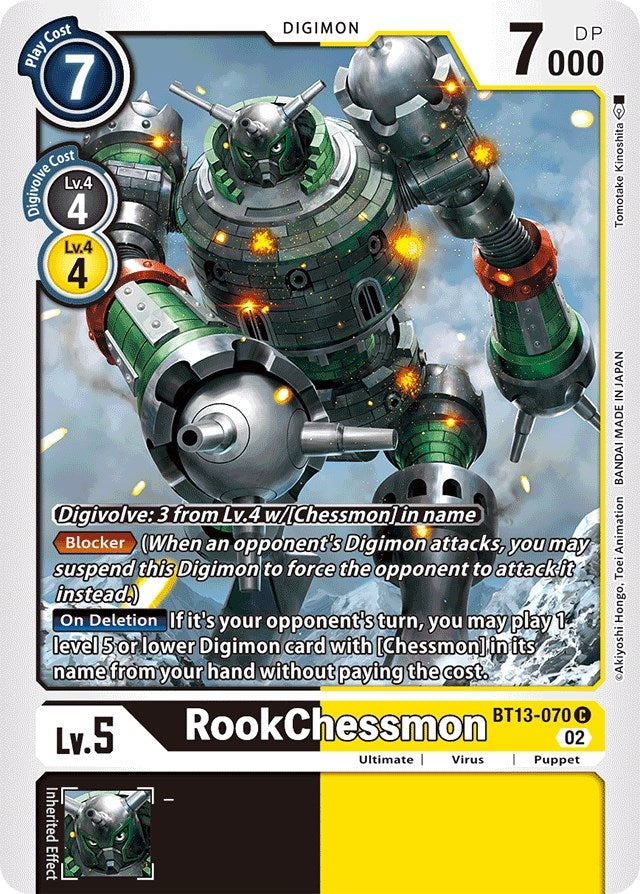 RookChessmon (13070) [BT13] - Digimon Card Game Single