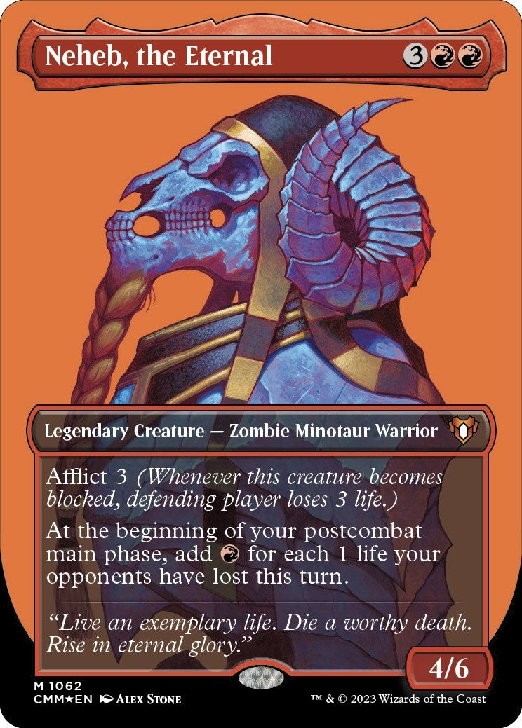 Neheb the Eternal (Textured Foil) (1062) [CMM] - MTG Single