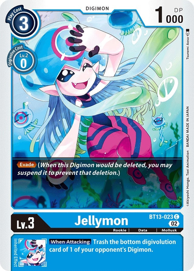 Jellymon (13023) [BT13] - Digimon Card Game Single