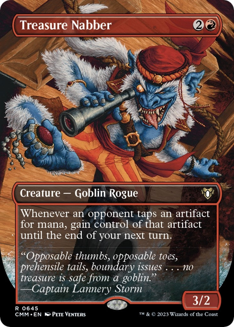 Treasure Nabber (Borderless) (645) [CMM] - MTG Single