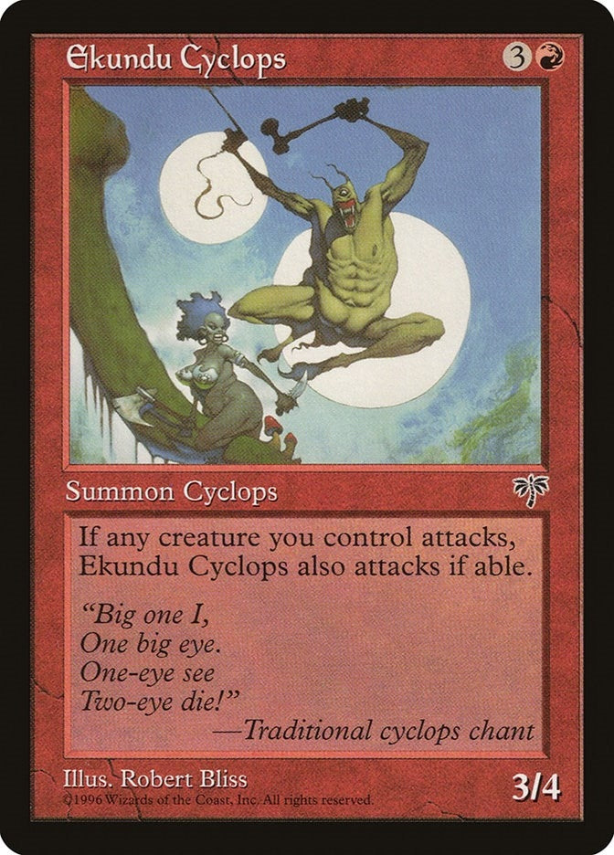 Ekundu Cyclops [MIR] - MTG Single