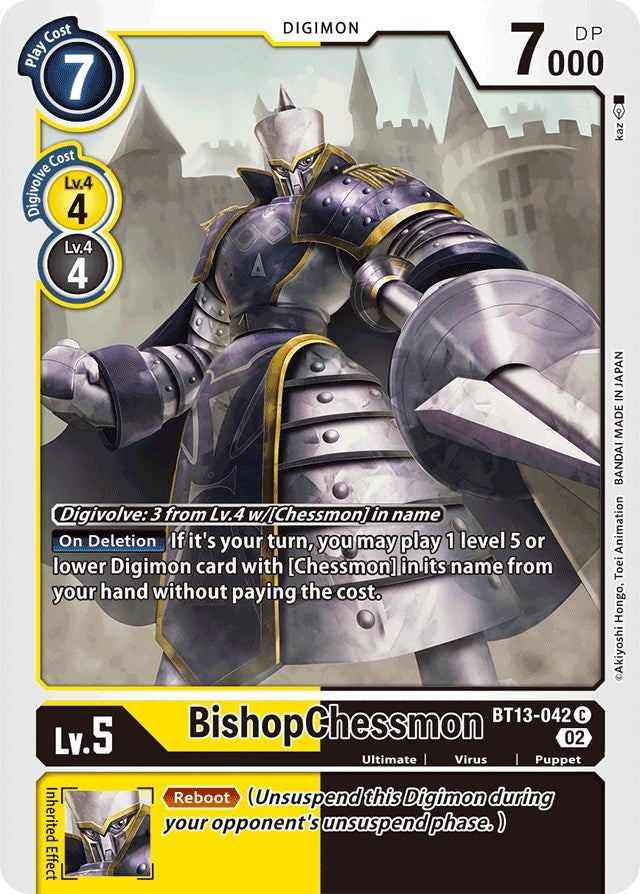 BishopChessmon (13042) [BT13] - Digimon Card Game Single