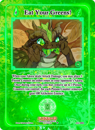 Eat Your Greens! (88) (AU1E) - Akora TCG Single
