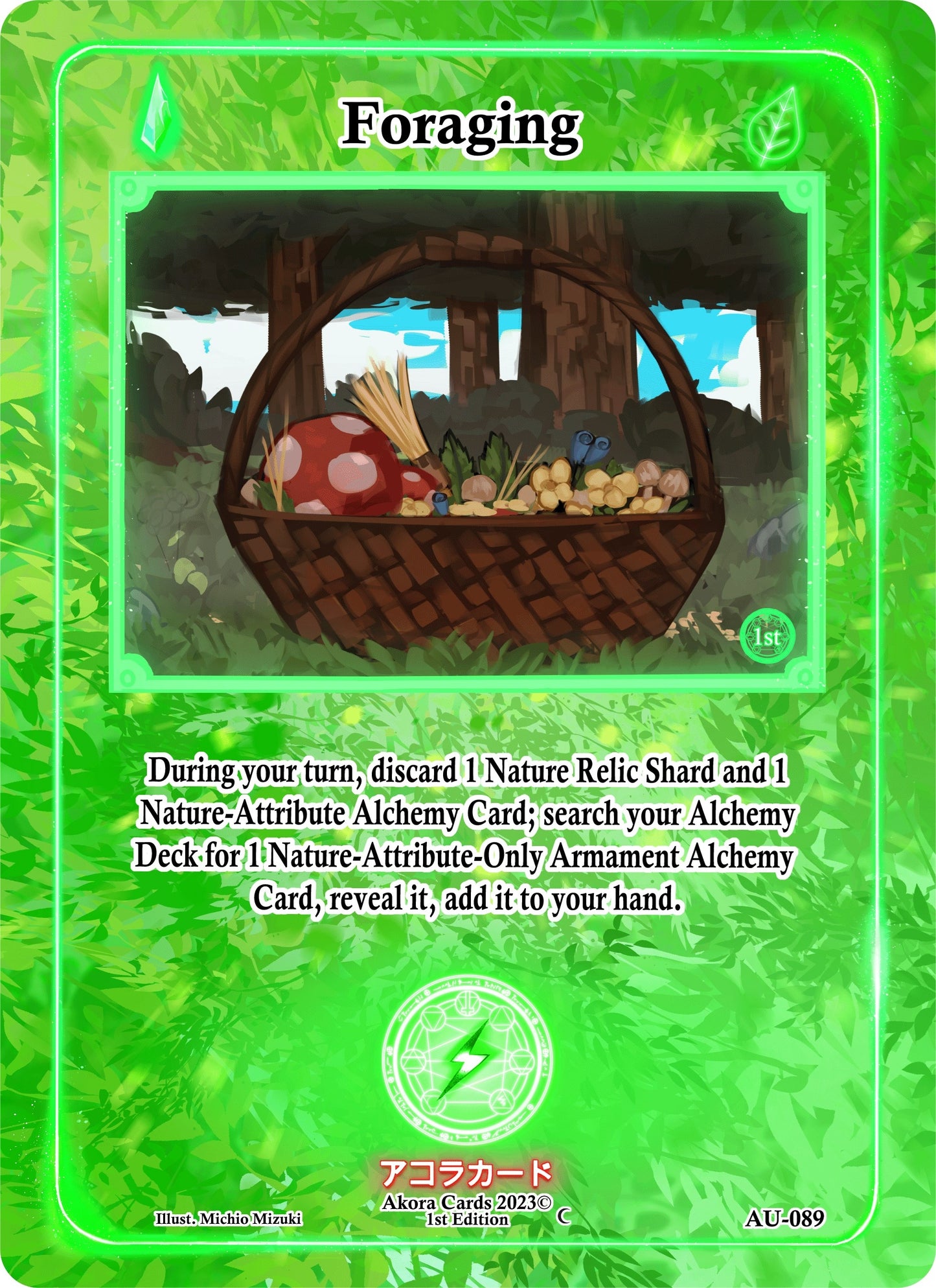 Foraging (89) (AU1E) - Akora TCG Single