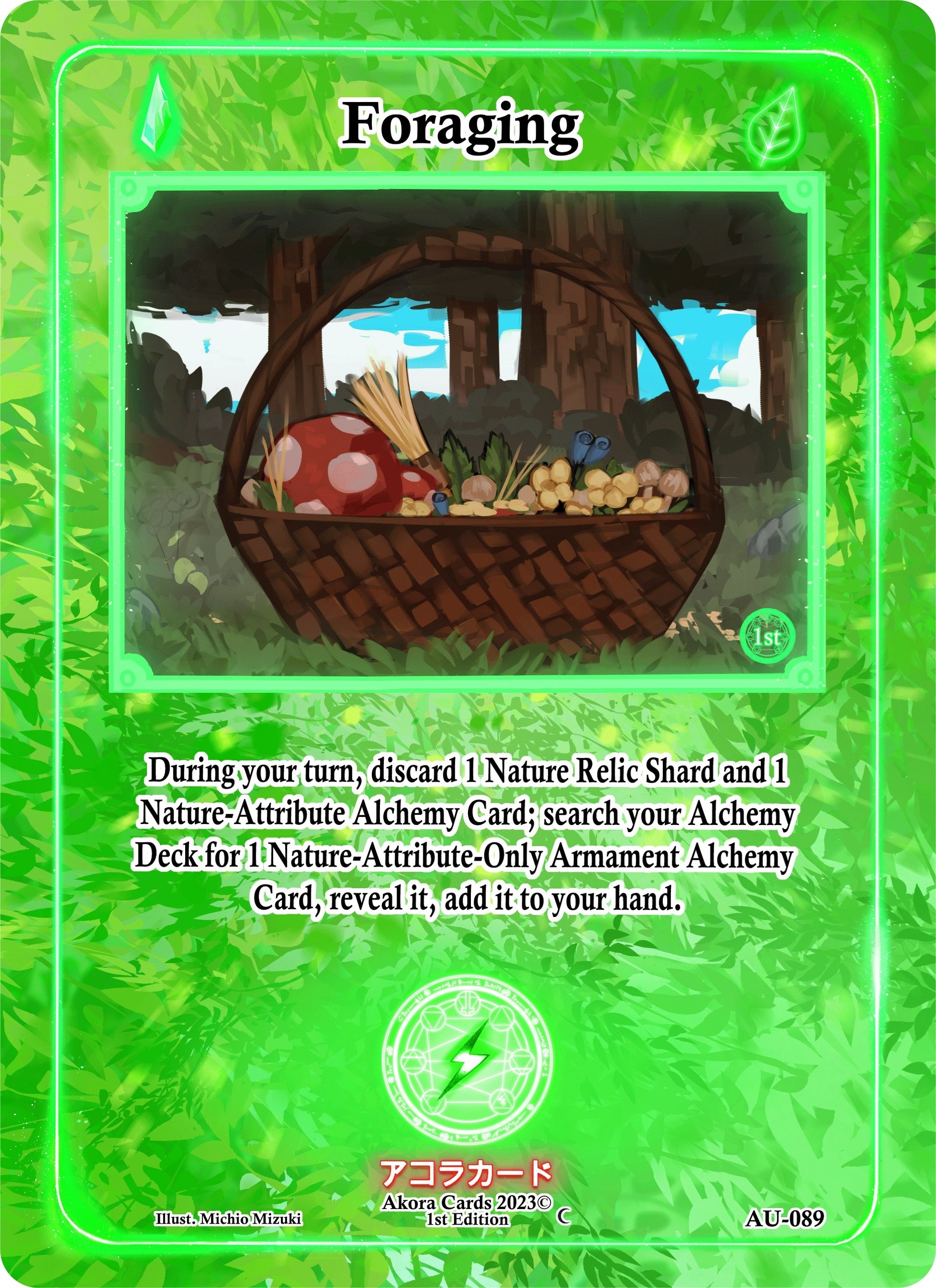Foraging (89) (AU1E) - Akora TCG Single
