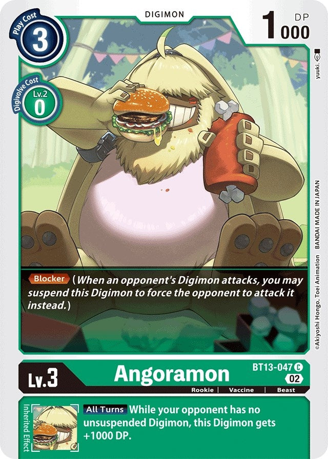 Angoramon (13047) [BT13] - Digimon Card Game Single